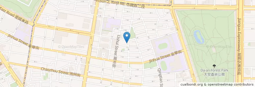Mapa de ubicacion de angel cafe en 타이완, 신베이 시, 타이베이시, 다안 구.