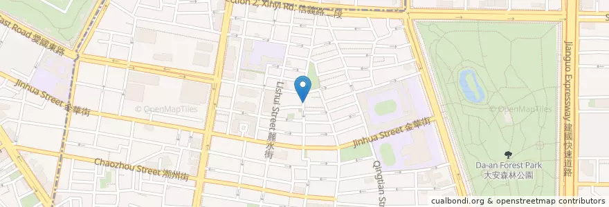 Mapa de ubicacion de 銀咖哩 en Tayvan, 新北市, Taipei, 大安區.
