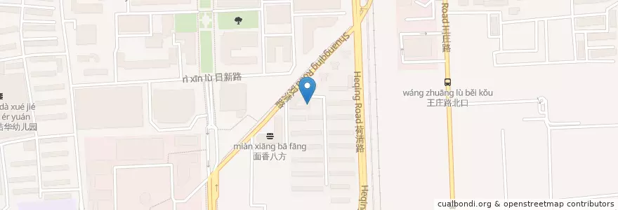 Mapa de ubicacion de 盒子咖啡馆 en China, Beijing, Hebei, Haidian District.