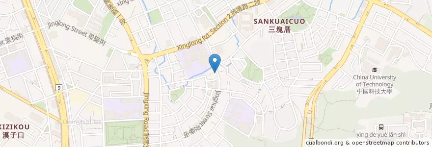 Mapa de ubicacion de 孟奶奶私房菜 en Taïwan, Nouveau Taipei, Taipei, District De Wenshan.