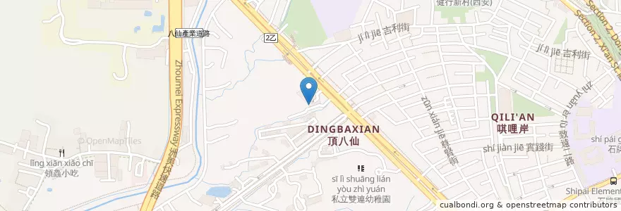 Mapa de ubicacion de Go Station 換電站 - 台亞承德路站 en تایوان, 新北市, تایپه, 北投區.