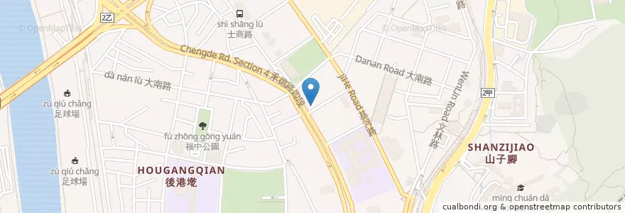 Mapa de ubicacion de Go Station 換電站 - 禾悅生活士林店 en Taiwan, Nuova Taipei, Taipei, 士林區.