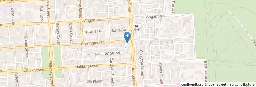 Mapa de ubicacion de Bank SA en 오스트레일리아, South Australia, Adelaide, Adelaide City Council.