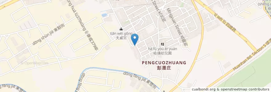 Mapa de ubicacion de 早餐店 en Taiwan, Nuova Taipei, Distretto Di Shulin.