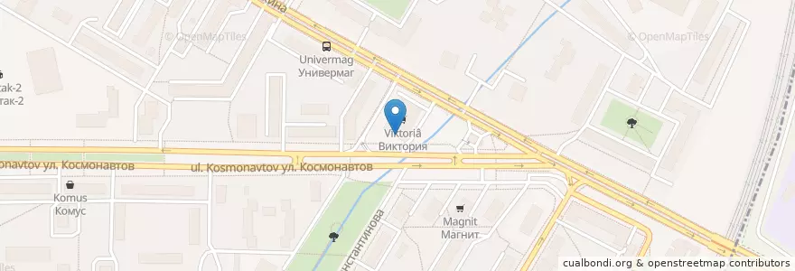 Mapa de ubicacion de Шаурма en Russie, District Fédéral Central, Moscou, Северо-Восточный Административный Округ, Алексеевский Район.