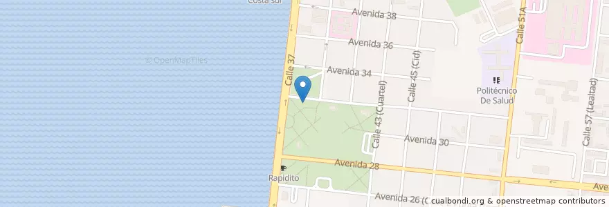 Mapa de ubicacion de El Deprisa, Dinos Pizza en Cuba, Cienfuegos, Cienfuegos, Ciudad De Cienfuegos.