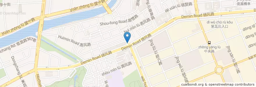 Mapa de ubicacion de 𡘙師傅便當專賣店-楠梓店 en Taïwan, Kaohsiung, 楠梓區.