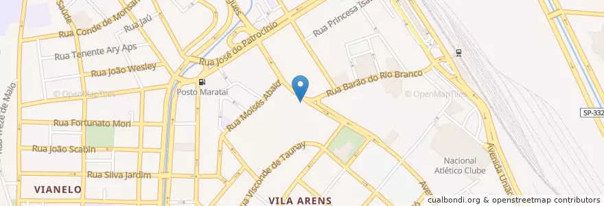 Mapa de ubicacion de Auto Posto Vila Arens en Бразилия, Юго-Восточный Регион, Сан-Паулу, Região Geográfica Intermediária De Campinas, Região Imediata De Jundiaí, Jundiaí.