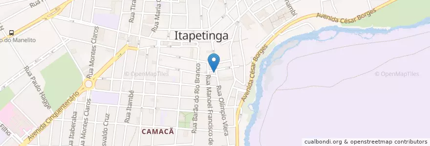 Mapa de ubicacion de Sayte Moto Service en Brasilien, Nordosten, Bahia, Região Geográfica Intermediária De Vitória Da Conquista, Microrregião De Itapetinga, Itapetinga.