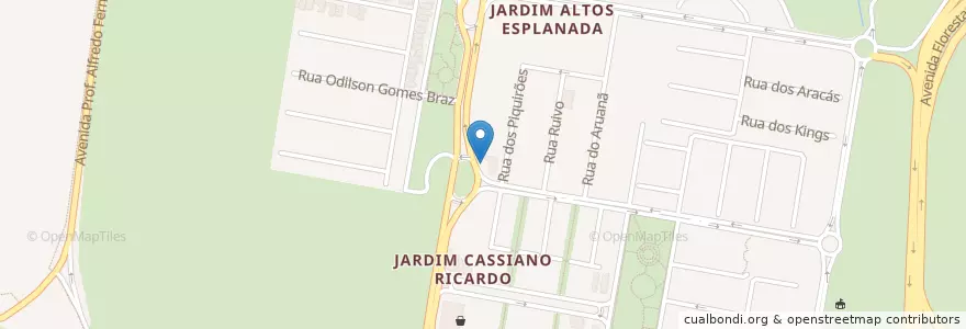 Mapa de ubicacion de Posto Cassiano Ricardo en Brasilien, Südosten, São Paulo, Região Geográfica Intermediária De São José Dos Campos, Região Metropolitana Do Vale Do Paraíba E Litoral Norte, Região Imediata De São José Dos Campos, São José Dos Campos.
