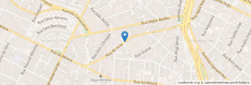 Mapa de ubicacion de Bar do Acre en Brezilya, Güneydoğu Bölgesi, Сан Паулу, Região Geográfica Intermediária De São Paulo, Região Metropolitana De São Paulo, Região Imediata De São Paulo, Сан Паулу.
