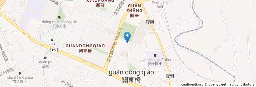 Mapa de ubicacion de 鼎盛十里 en Тайвань, Тайвань, Синьчжу, 東區.
