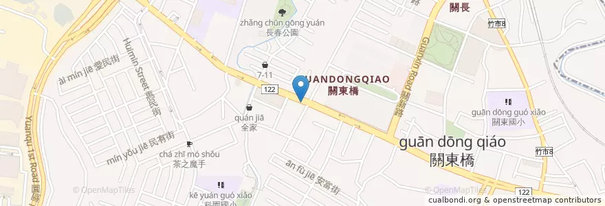 Mapa de ubicacion de 池上便當 en 台湾, 台湾省, 新竹市, 東区.