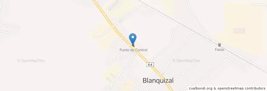 Mapa de ubicacion de Punto de Control en キューバ, Granma, Manzanillo.