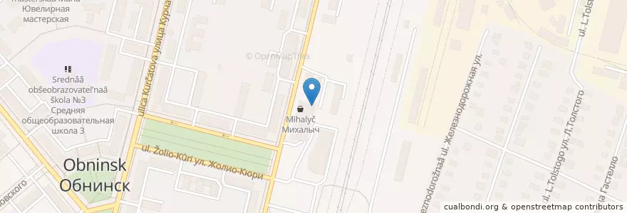 Mapa de ubicacion de Loft en Russia, Distretto Federale Centrale, Калужская Область, Городской Округ Обнинск.