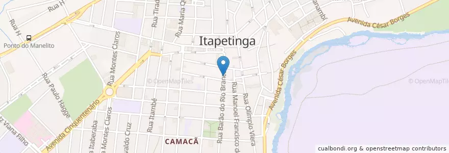 Mapa de ubicacion de Águia Moto Service en Brasilien, Nordosten, Bahia, Região Geográfica Intermediária De Vitória Da Conquista, Microrregião De Itapetinga, Itapetinga.