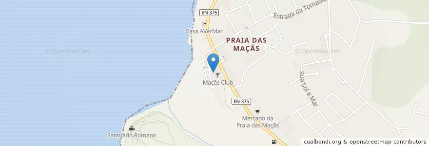 Mapa de ubicacion de Restaurante Nautilus en Portugal, Área Metropolitana De Lisboa, Lisboa, Grande Lisboa, Sintra, Colares.