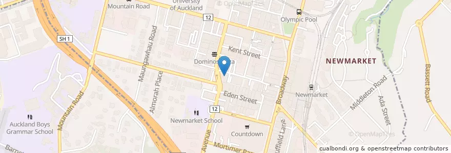 Mapa de ubicacion de Heartland Bank en ニュージーランド, オークランド, Waitematā.