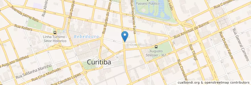 Mapa de ubicacion de Canto do Caita en Brazil, Jižní Region, Paraná, Região Geográfica Intermediária De Curitiba, Região Metropolitana De Curitiba, Microrregião De Curitiba, Curitiba.