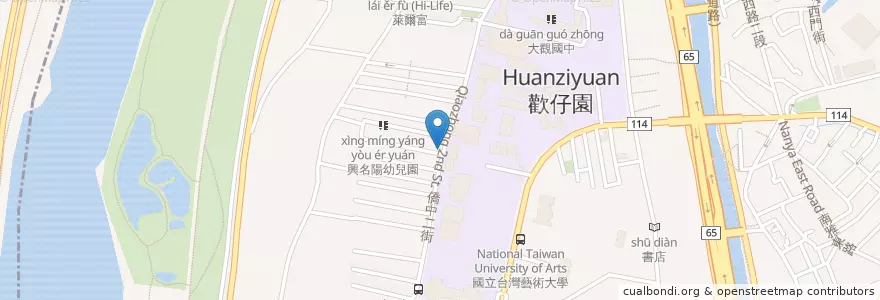 Mapa de ubicacion de 日出茶太 en Taiwan, 新北市, 板橋區.