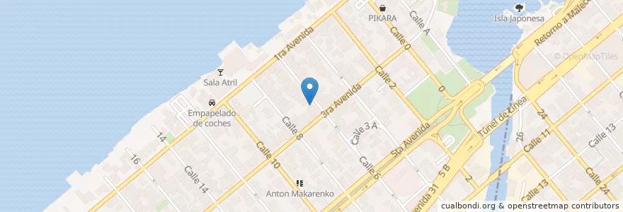 Mapa de ubicacion de Nero Di Seppia en Cuba, La Habana.