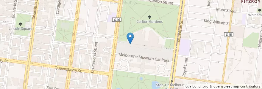Mapa de ubicacion de IMAX en 澳大利亚, 维多利亚州, City Of Melbourne.