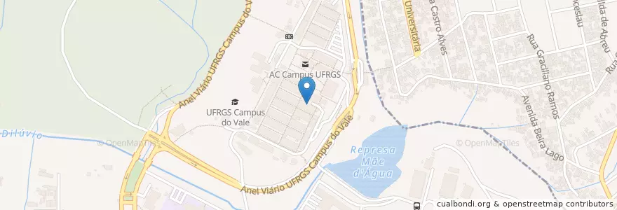 Mapa de ubicacion de Centro de Tecnologia Acadêmica en Brasil, Região Sul, Rio Grande Do Sul, Região Metropolitana De Porto Alegre, Região Geográfica Intermediária De Porto Alegre, Região Geográfica Imediata De Porto Alegre, Porto Alegre.