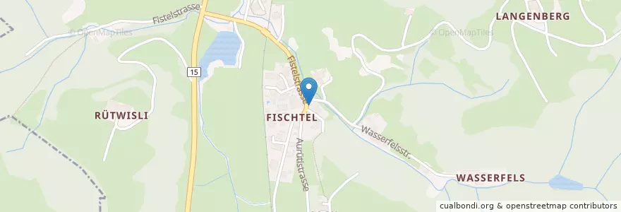 Mapa de ubicacion de Freieck en Zwitserland, Zürich, Bezirk Hinwil, Fischenthal.