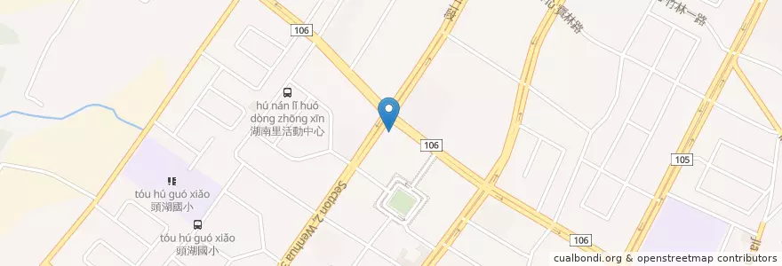 Mapa de ubicacion de 台亞加油站 en Тайвань, Новый Тайбэй, 林口區.