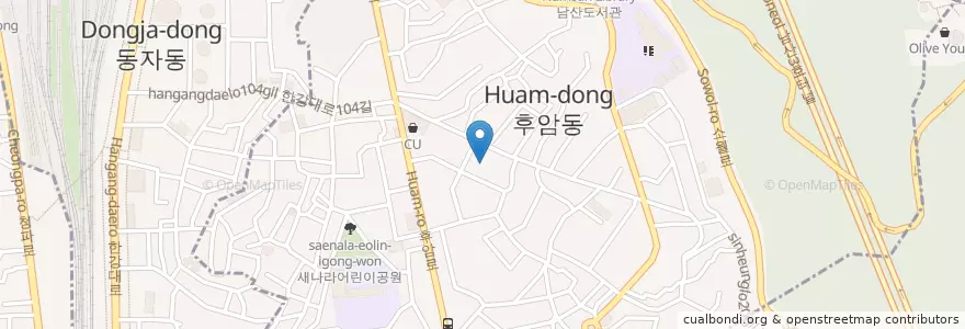 Mapa de ubicacion de Yongsan Police Station en South Korea, Seoul, Yongsan-Gu, Jung-Gu.