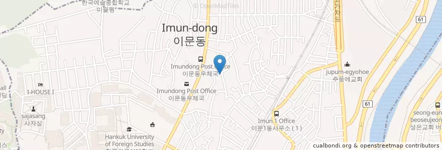 Mapa de ubicacion de 이문2치안센터 en Coreia Do Sul, Seul, 동대문구, 이문2동.