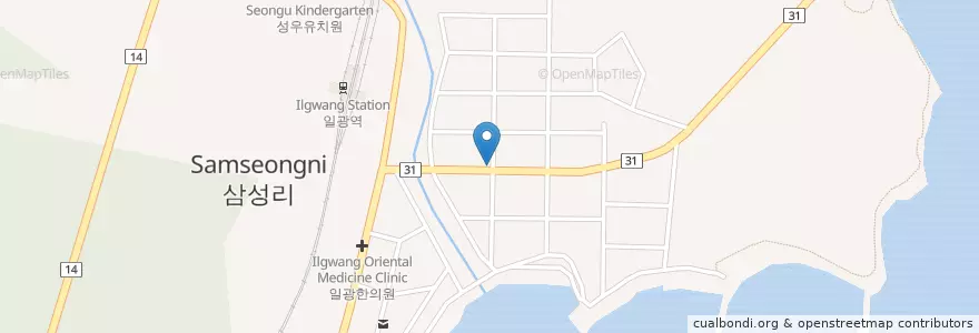 Mapa de ubicacion de 동부산농협 en 大韓民国, 釜山, 機張郡, 日光面.
