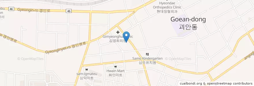 Mapa de ubicacion de 부천농협 en Südkorea, Gyeonggi-Do, 부천시.