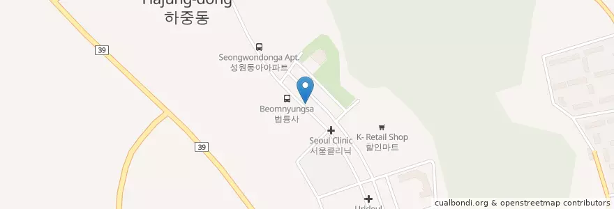 Mapa de ubicacion de 안산농협 en Corée Du Sud, Gyeonggi, 시흥시.