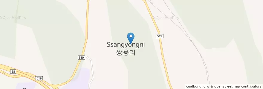 Mapa de ubicacion de 서남농협 en Südkorea, Gangwon-Do, 영월군.
