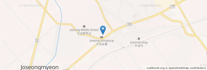 Mapa de ubicacion de 벌교농협 조성지점 en Coreia Do Sul, Jeolla Do Sul, 보성군.