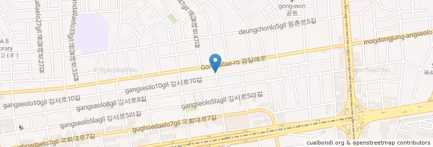 Mapa de ubicacion de 참좋은문고 en Coreia Do Sul, Seul, 강서구, 화곡4동.
