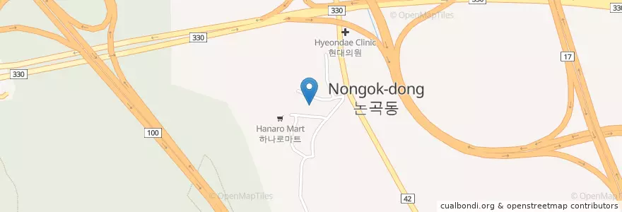 Mapa de ubicacion de 복된교회문고 en 대한민국, 경기도, 시흥시.