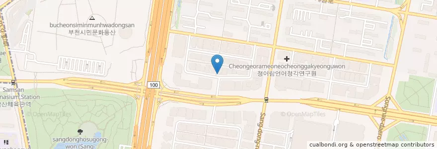 Mapa de ubicacion de 리파인마트 (Ripain Mart);복샤브샤브 en 韩国/南韓, 京畿道, 富川市.