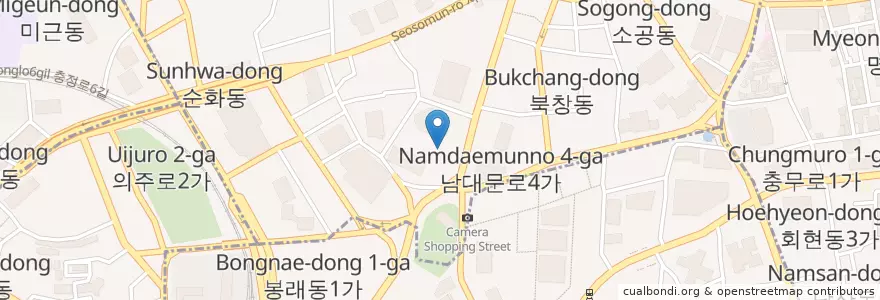 Mapa de ubicacion de 로댕갤러리 en Республика Корея, Сеул, 중구, 소공동.