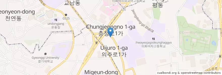 Mapa de ubicacion de 반도화랑 en Güney Kore, Seul, 소공동.