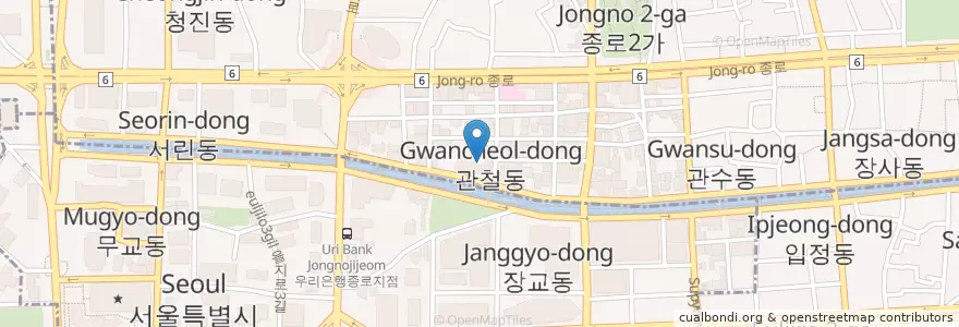 Mapa de ubicacion de 보스톤치과 en Республика Корея, Сеул.