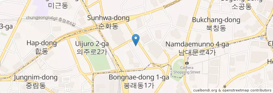 Mapa de ubicacion de 소중한몸한의원 en Coreia Do Sul, Seul, 중구, 소공동.