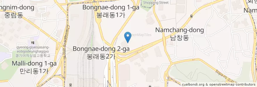 Mapa de ubicacion de ユー & アイ 女性医院 en 大韓民国, ソウル, 中区.