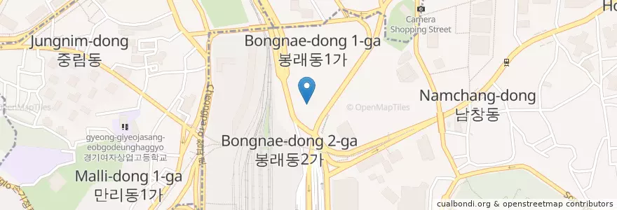 Mapa de ubicacion de 탈모드성형외과 en 대한민국, 서울, 중구.