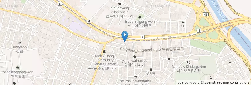 Mapa de ubicacion de 플래티넘 치과 en Südkorea, Seoul.