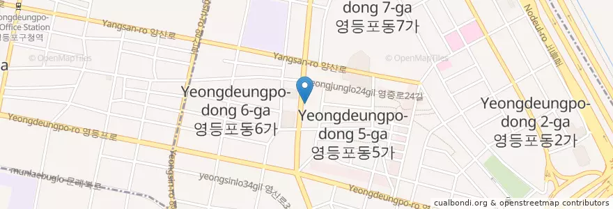 Mapa de ubicacion de 계피부과의원 en Corea Del Sud, Seul, 영등포구, 영등포동.