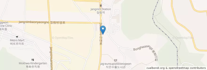 Mapa de ubicacion de 신세계여성병원 en Zuid-Korea, Busan, 사하구, 장림동.