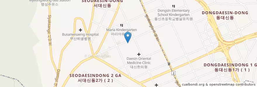 Mapa de ubicacion de 경로치과의원 en 대한민국, 부산, 서구.