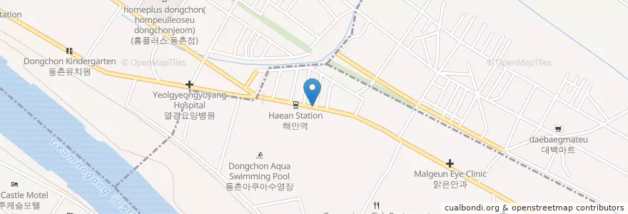 Mapa de ubicacion de 미래발달치료센터 en Coreia Do Sul, Daegu, 동구.